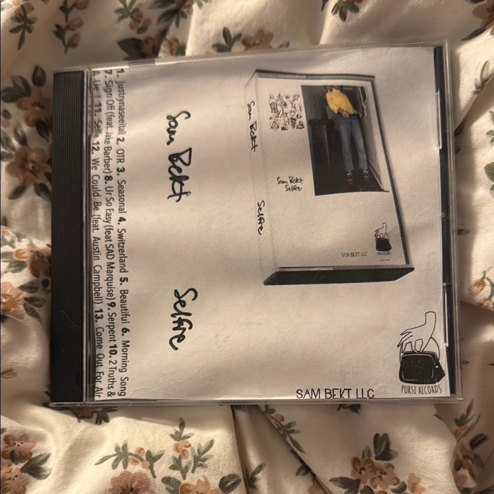 Signed Sam Bekt Selfie CD Album • Instagram Release